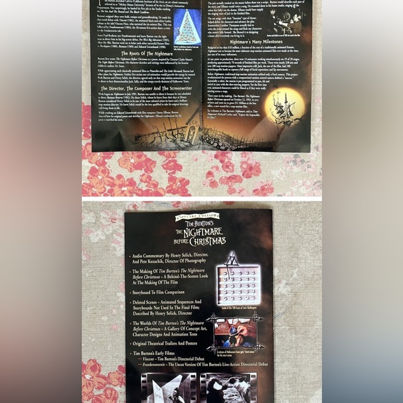 The Nightmare Before Christmas Special Edition DVD, Tim Burton RARE 2000 Disney - Picture 3 of 5